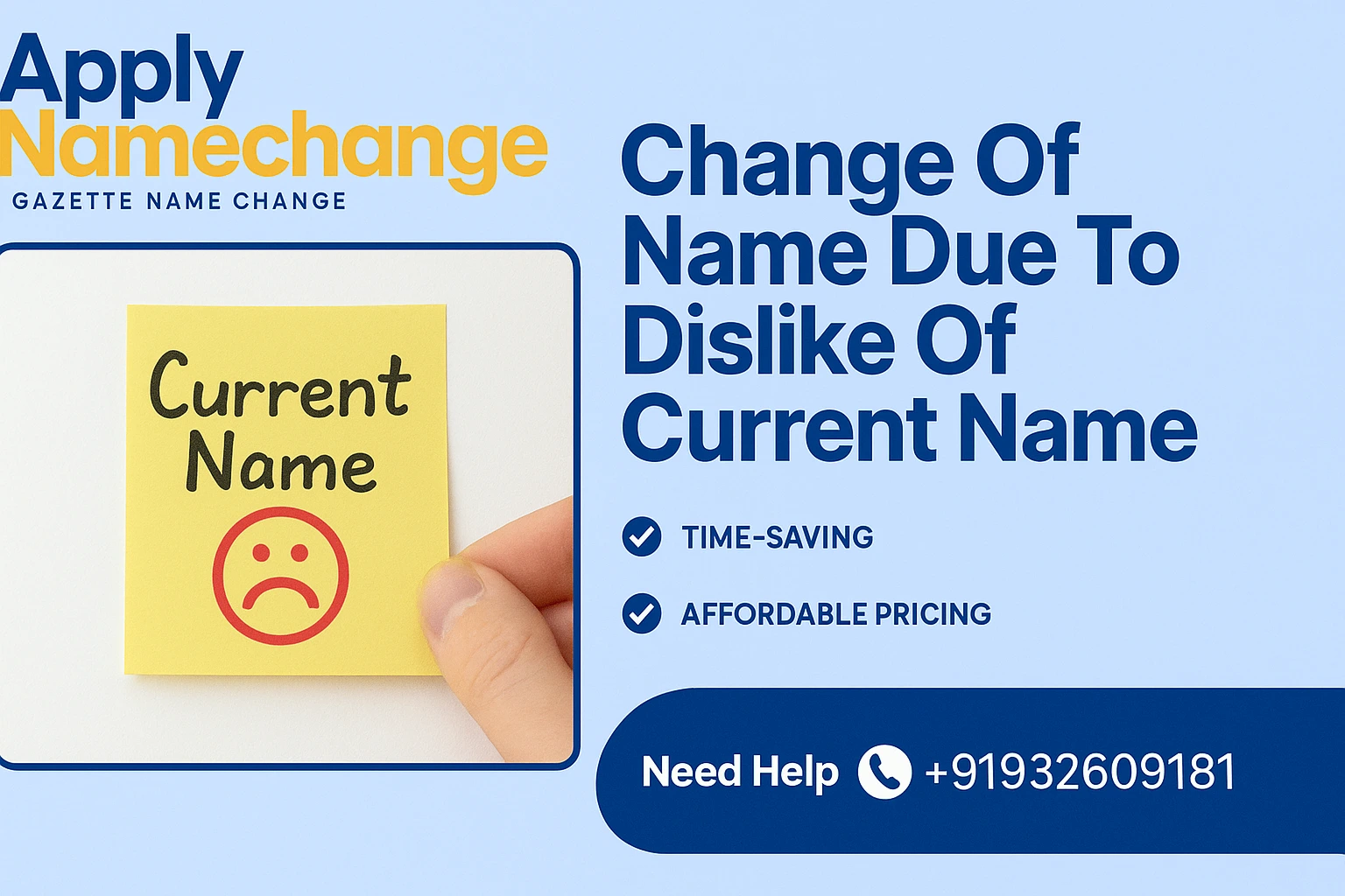 Change of Name Due to Dislike